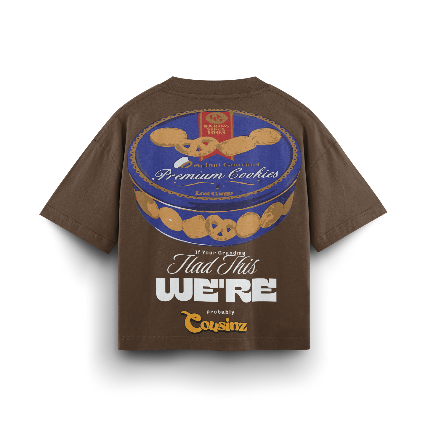 GRANDMA'S GOURMET COOKIES (MOCHA) Tee | Lost Cargo®